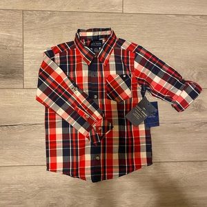 3T Lucky Brand Plaid Button Up